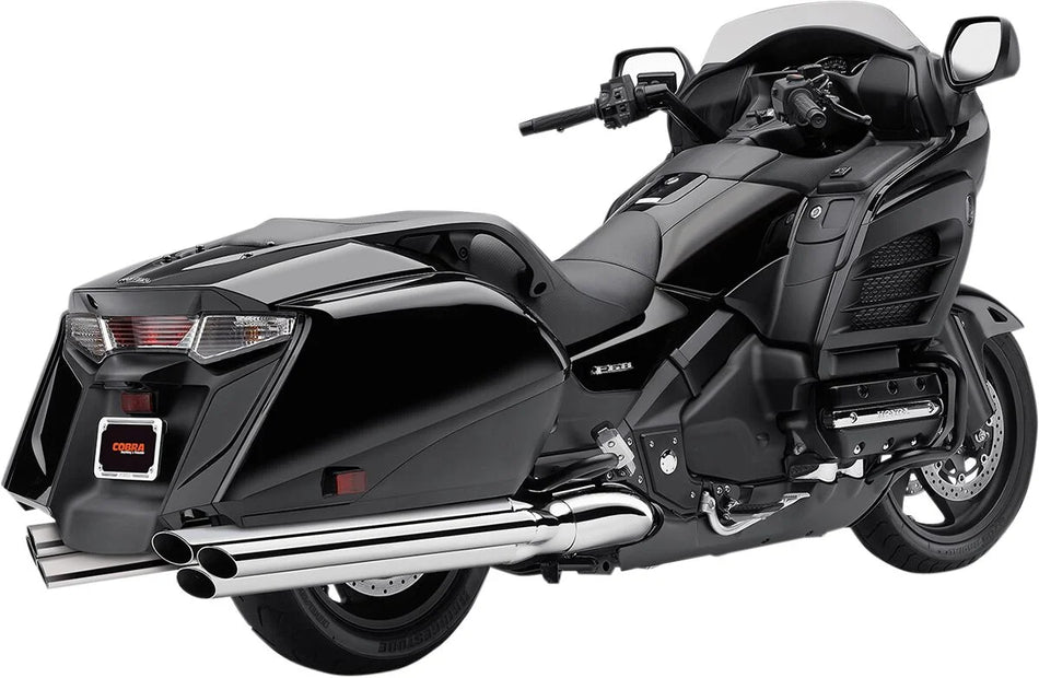 Cobra 6-into-6 Slip-on Mufflers Chrome