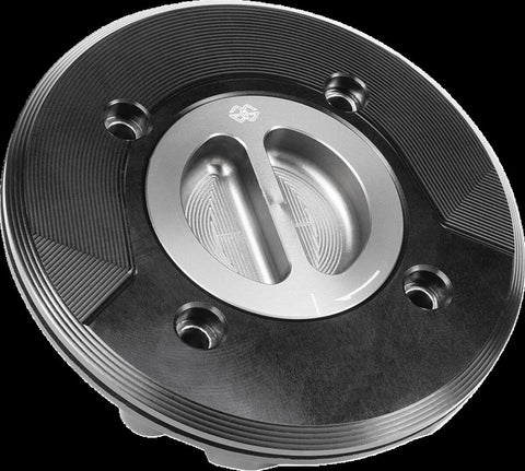 Gilles Tooling Motorcycle Fuel Cap Black (FCAP-04-B)