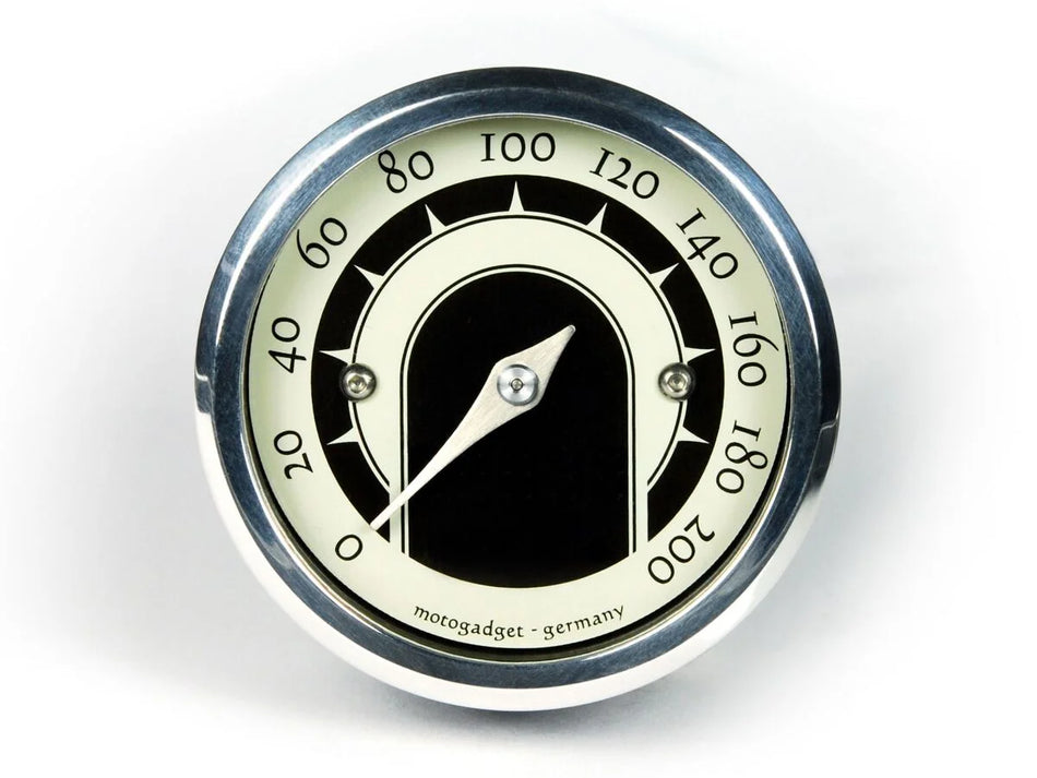 Motogadget motoscope tiny speedster Analogue Speedometer Polished
