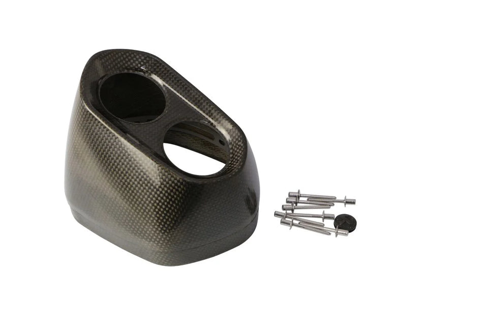 Akrapovic End Cap Set Carbon Black Universal (V-EC168)