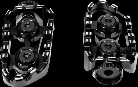 Gilles Tooling Tech-X Enduro Rider Footpegs Black (RGK-960-UF35-SET-B)
