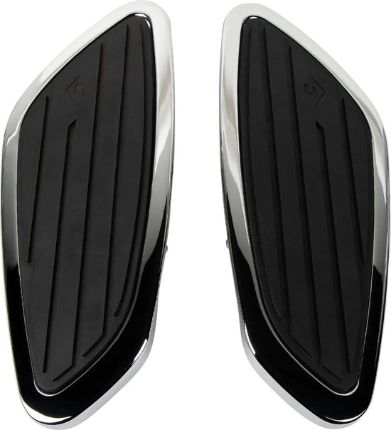 Cobra Swept Front Floorboard Kit Chrome (06-4160)