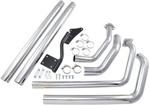 Cobra Shotgun Low Boy Exhaust System Chrome (1971)