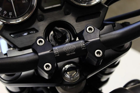 Gilles Tooling 2DGT Adjustable Handlebar Risers Black (2DGT-02-09)
