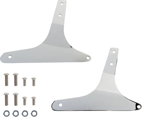 Cobra Short Round Sissy Bar Chrome with Pad (602-1301)