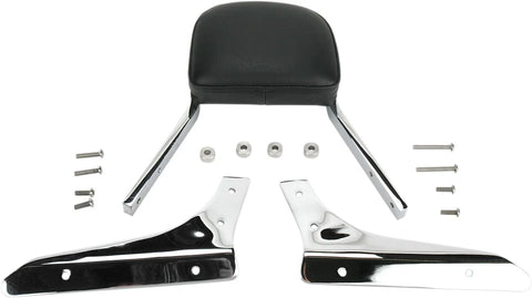 Cobra Mini Square Sissy Bar Chrome with Pad (02-4962)