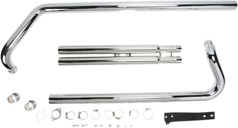 Cobra Hot Rod Speedster Long Exhaust System Chrome with PowerPort (2921T)