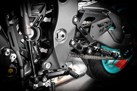 Gilles Tooling MUE2 Adjustable Rearset Black (MUE2-Y03-B)