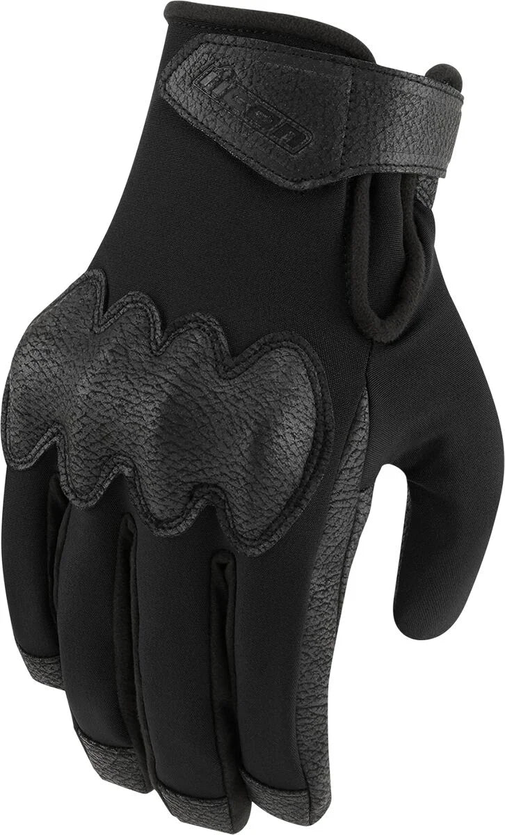 ICON PDX3 Textile Gloves Black