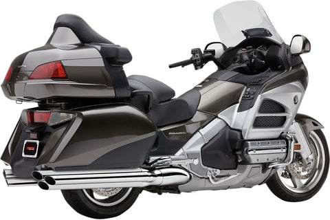 Cobra 6-into-6 Slip-on Mufflers Chrome