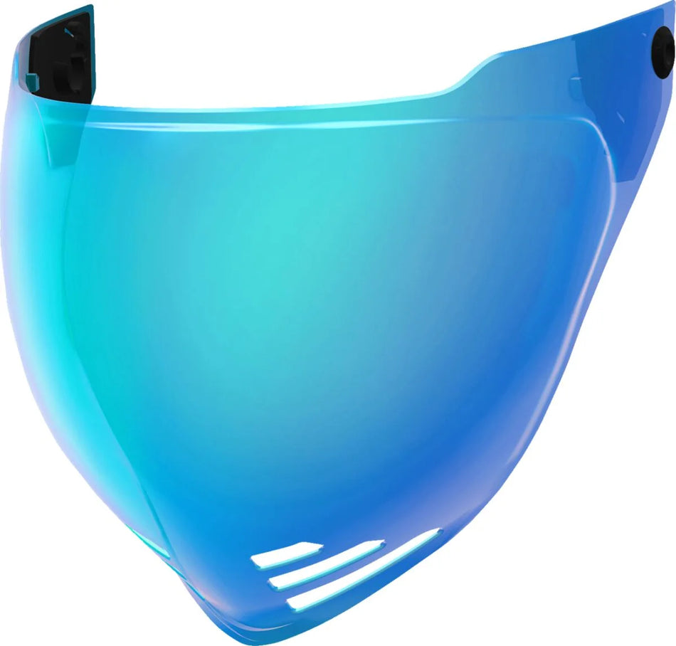 ICON Domain DOT Boatdrink Blue Bubble Shield Visor