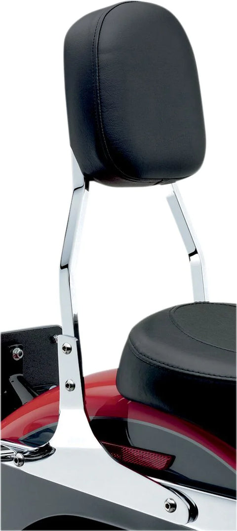 Cobra Standard Square Sissy Bar Chrome with Pad (602-1154)