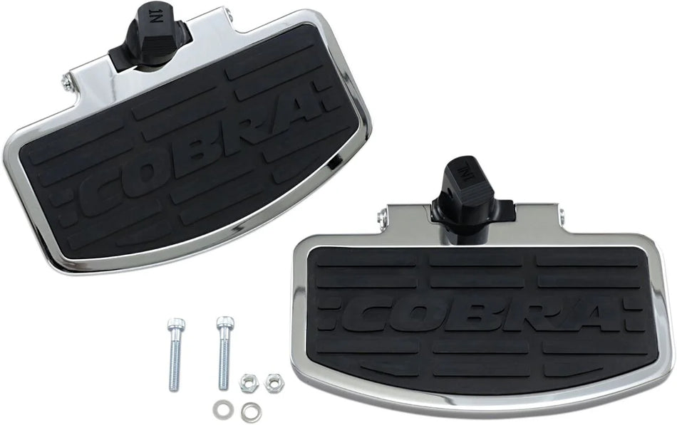 Cobra Classic Rear Floorboard Kit Chrome (06-3636)