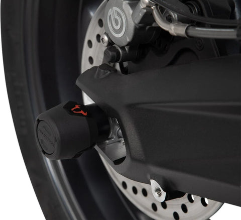 SW-Motech Rear Axle Slider Set Black Suzuki GSX-S1000 / F, Honda CB1100RR