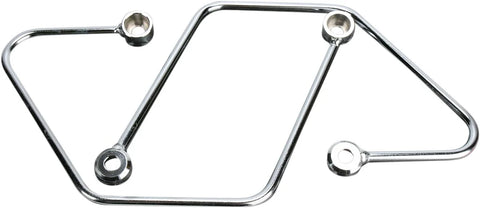 Cobra Saddlebag Support Brackets Chrome (02-6118)