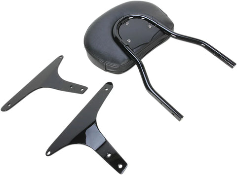 Cobra 12" Short Round Sissy Bar Black