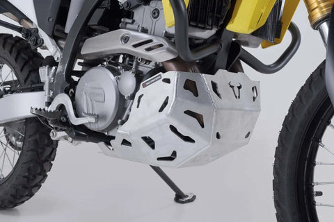 SW-Motech Engine Guard Silver — Suzuki DR Z4S / DR Z4SM