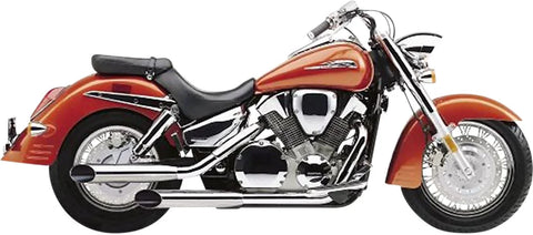 Cobra Slip-on Mufflers Chrome with Slash Cut Tip (1179SC)