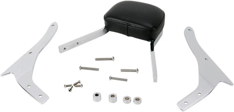 Cobra Mini Square Sissy Bar Chrome with Pad (02-4762)