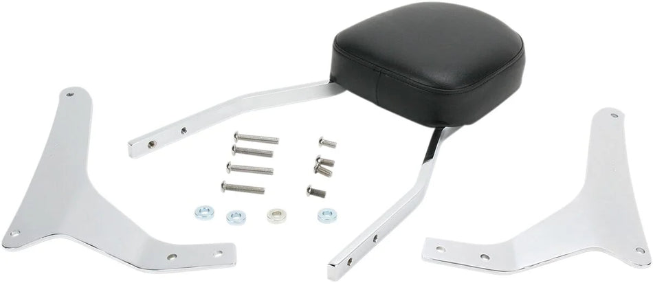 Cobra Tall Square Sissy Bar Chrome with Pad (02-5245)