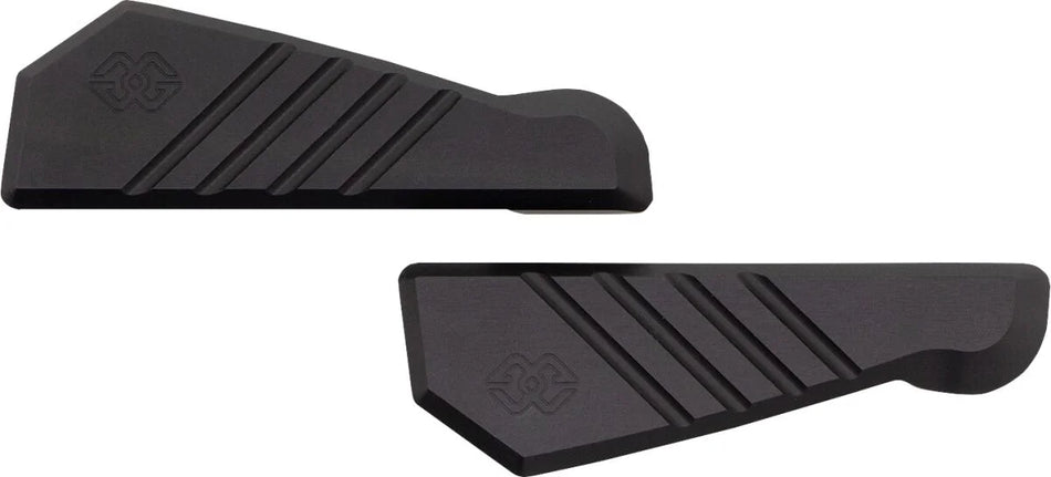 Gilles Tooling Pillion Peg Blanking Covers Black (PPC-02)