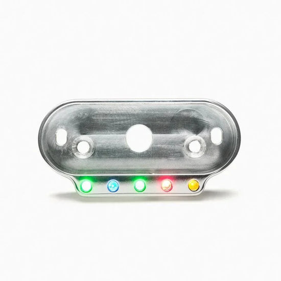 Motogadget motoscope mini Handlebar Bracket Frame Polished with Indicator Lights