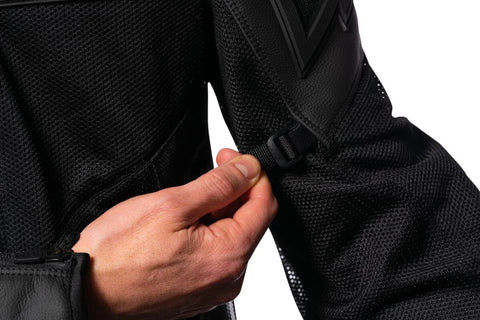 ICON Mesh AF CE Leather Jacket Black