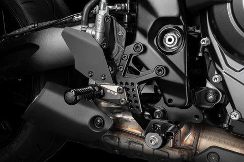 Gilles Tooling AS31GT3 Adjustable Motorcycle Rearset Black