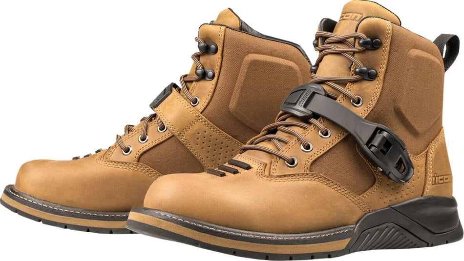 ICON SD6 Waterproof CE Boots Brown