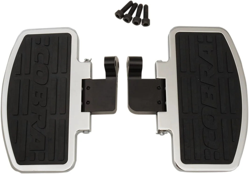 Cobra Classic Rear Floorboard Kit Chrome (06-3740)