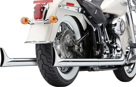 Cobra True Duals Exhaust System Chrome with Fishtail Tips (6989)