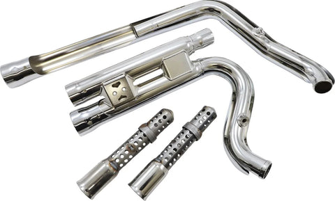 Cobra Speedster 909 Short 2-into-2 Exhaust System Chrome (6708)