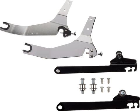 Cobra Detachable Mini Backrest Kit Chrome (602-2024)
