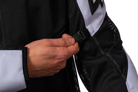 ICON Mesh AF CE Textile Jacket Black/White