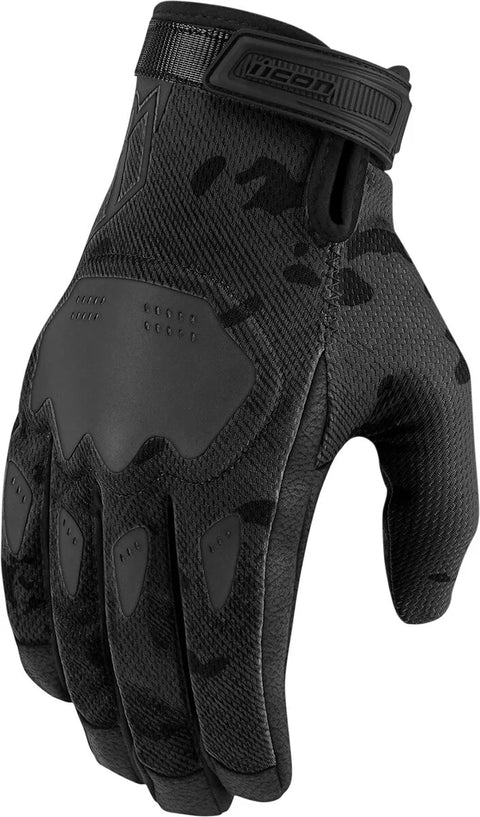 ICON Hooligan CE Gloves Dark Camo