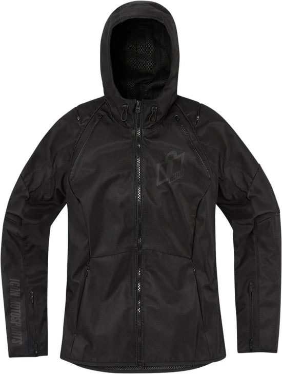 ICON Airform Women's Textile Jacket Black