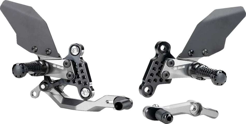 Gilles Tooling AS31GT3 Adjustable Rearset Black (AS31GT3-Y15-B)