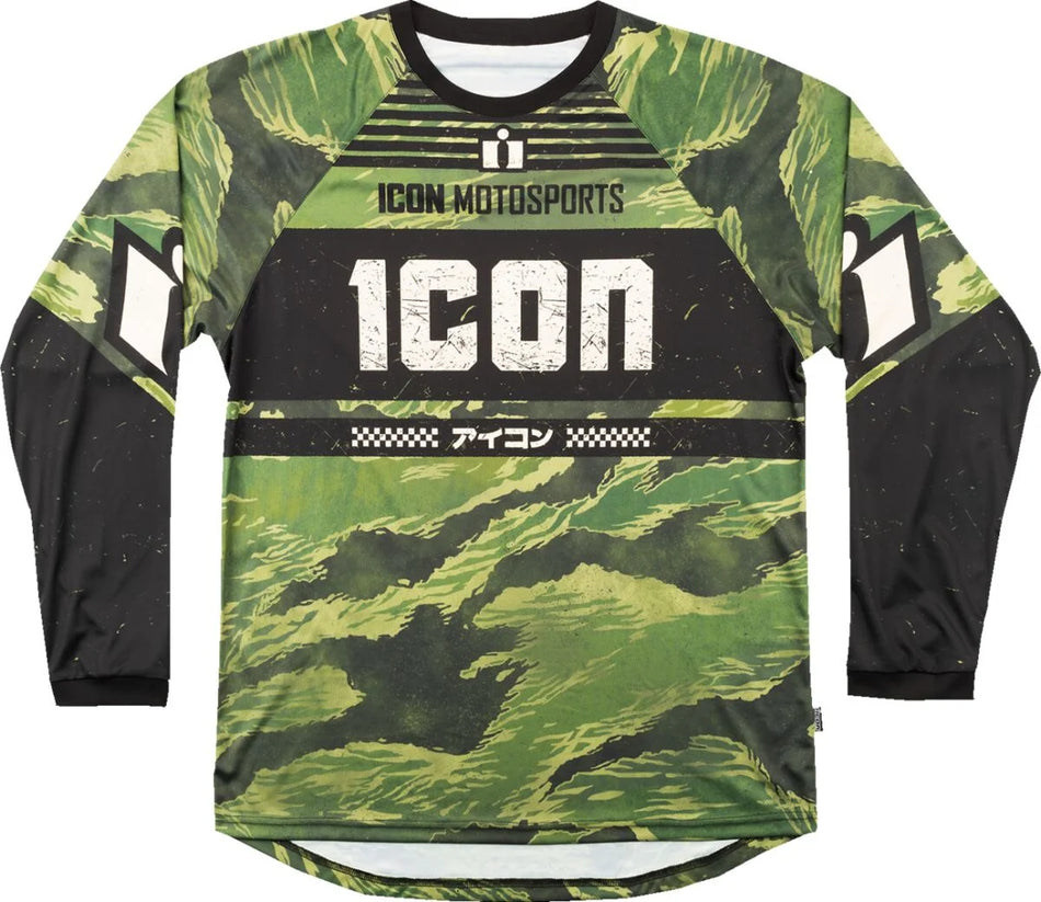 ICON Tiger's Blood Jersey Camo Green