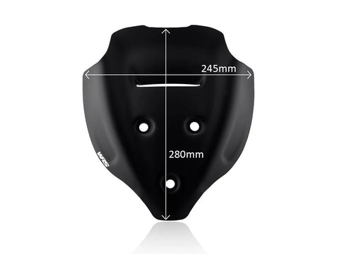 WRS Sport Plus Windscreen Matt Black