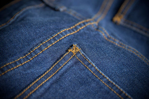 ICON MH1000 Denim Women's Riding Trousers Blue