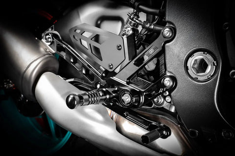 Gilles Tooling MUE2 Adjustable Rearset Black (MUE2-Y03-B)