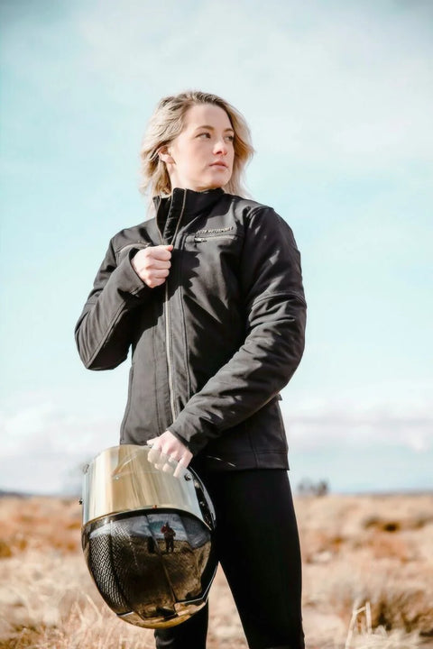 ICON Hella2 Women's Textile Jacket Black