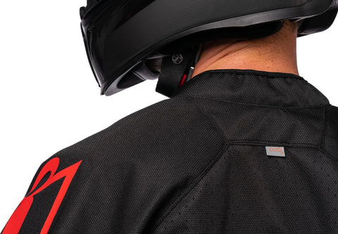 ICON Hooligan CE Textile Jacket Black/Red