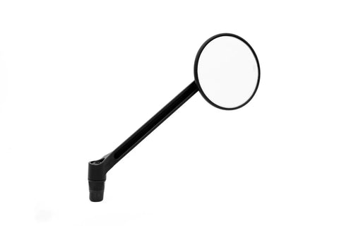 Gilles Tooling MOON Round Motorcycle Mirror Right Matt Black (M04-03-R-BD)