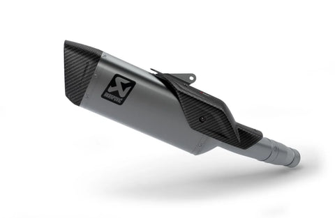 Akrapovic Slip-on Line Muffler (WITH Valve) Titanium Carbon End Cap