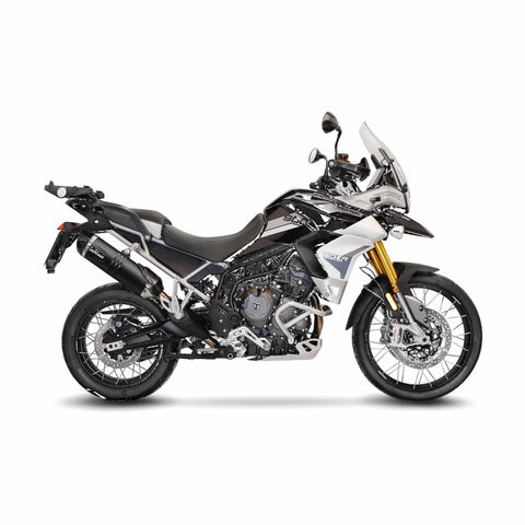 LeoVince LV One EVO Black Edition Slip-One Muffler Ece Triumph