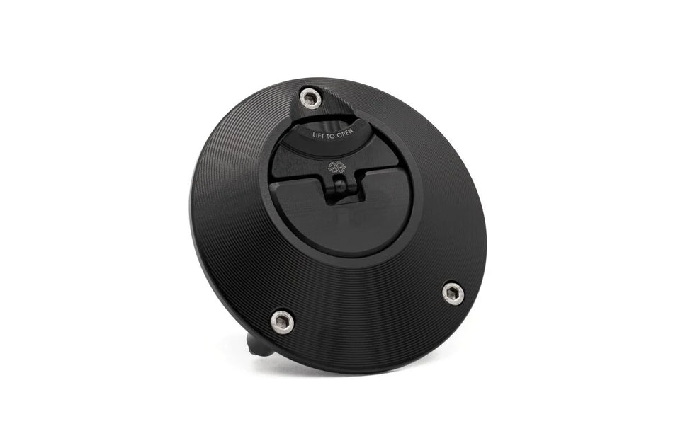 Gilles Tooling FCAP2 Motorcycle Quick-Release Fuel Cap Black (FCAP2-B005-B)