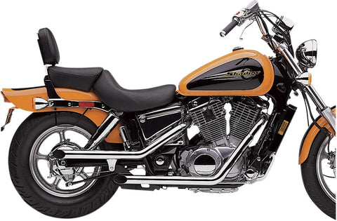 Cobra 2" Drag Pipe Slash Cut Exhaust System Chrome (1270)