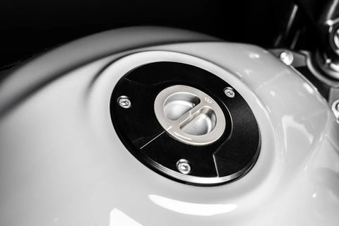 Gilles Tooling Motorcycle Fuel Cap Black (FCAP-03-B)