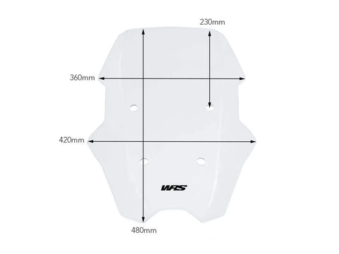 WRS Touring Windscreen Clear (BM048T)